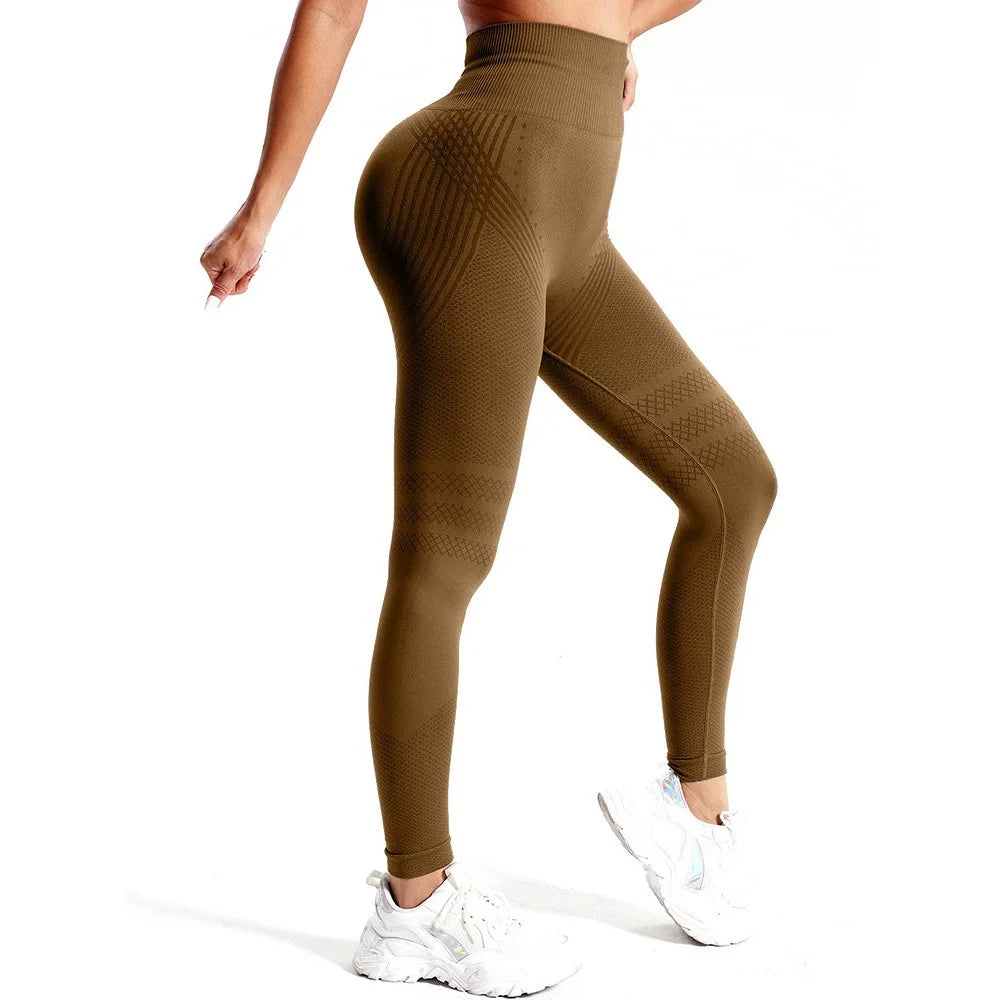 Yoga Leggings Push Up Damen Sport Hose Fitness Gym Stretch Leggins Jogginghose