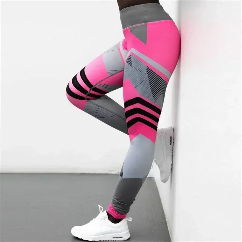 Yoga Leggings Push Up Damen Sport Hose Fitness Gym Stretch Leggins Jogginghose