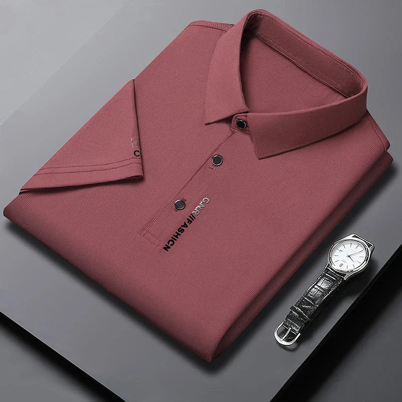 Herren Poloshirt POLO Shirt T-Shirt Kurzarm Zipper Hemd Fashion Polohemd Top NEU