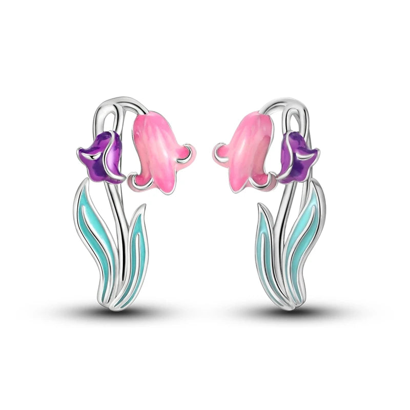 Orecchini a Cerchio in Argento 925 Sterling con Zirconi | Creole Brillantini