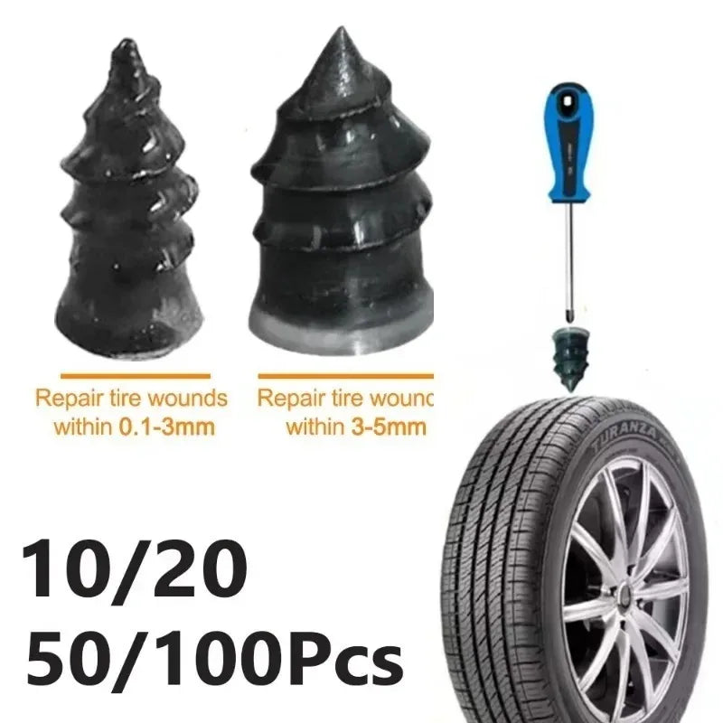 100Tlg Auto Reifenreparatur Set PKW Pannenset Flickzeug Reparatur-Set Motorrad
