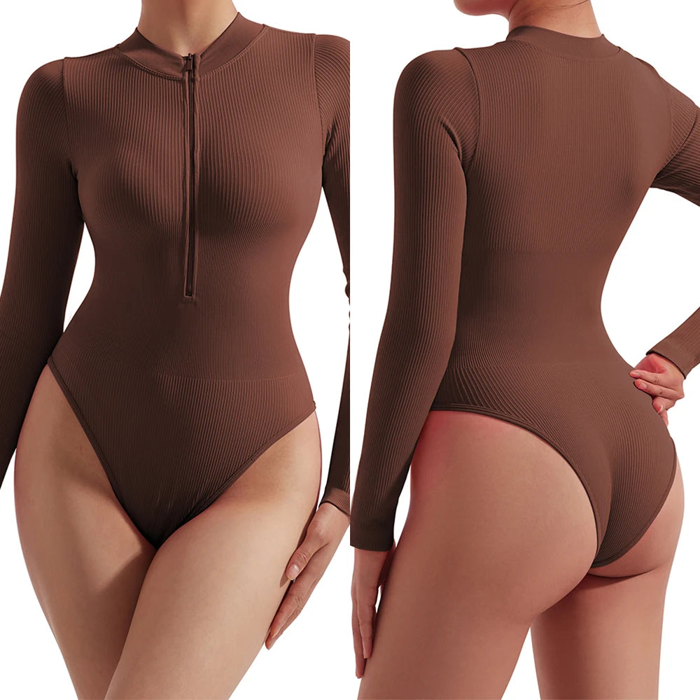 Damen Overall Bodycon Jumpsuit Streetwear Fitness-Strampler Playsuit Bodysuit