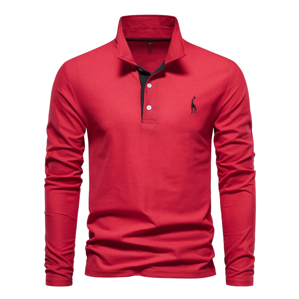Herren Pullover Sweatshirt Troyer Pulli Sweater Poloshirt Langarmpulli Polohemd