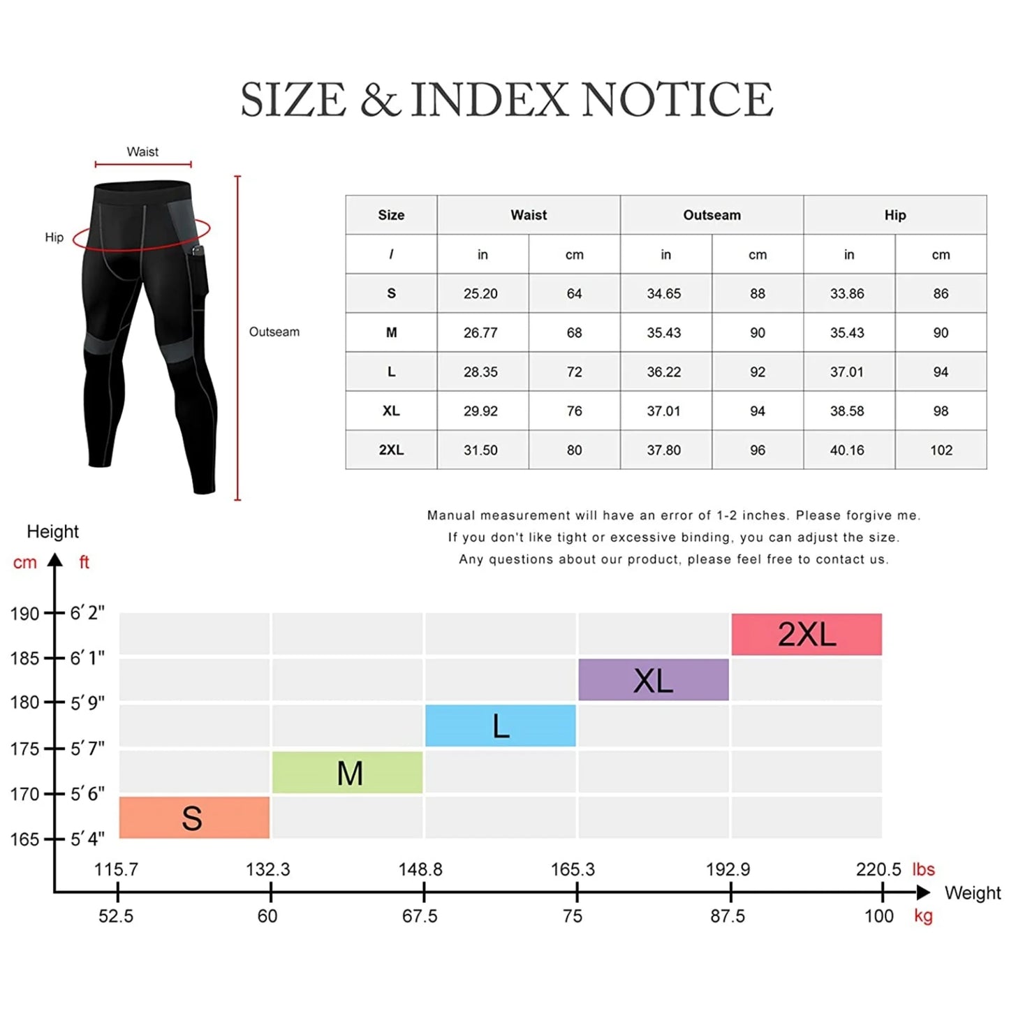 Pantaloni a Compressione da Uomo Leggings Calcio Corsa Palestra Leggins Calza