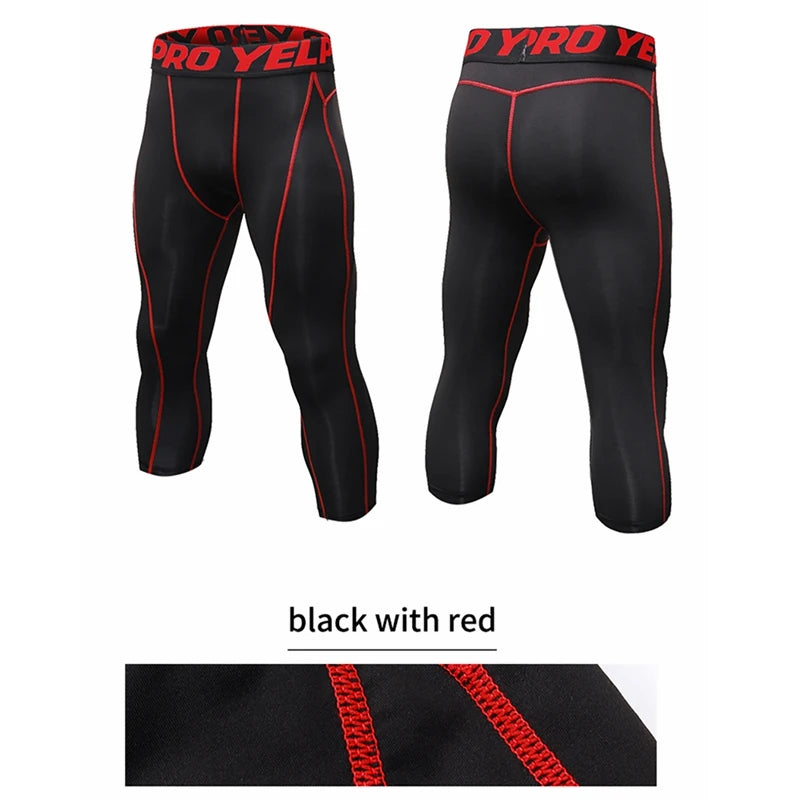 Herren Leggings Sporthose Jogginghose Trainingshose Lauf Hose Kompressionshose