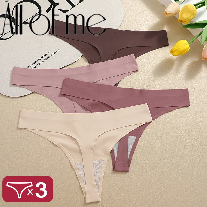 3Stk Frauen Tanga String Höschen Sexy Schlüpfer Slip Dessous Unterwäsche Panties