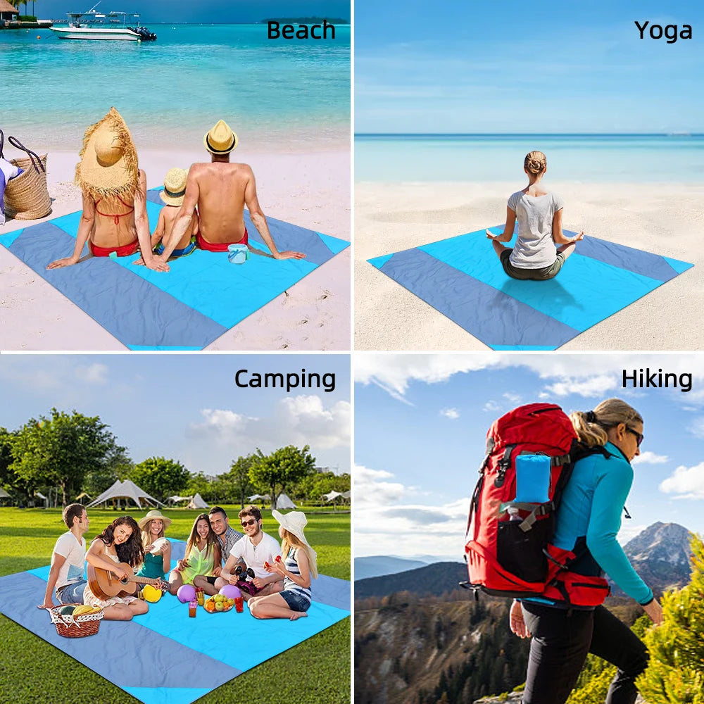 Picknickdecke Strandmatte Stranddecke Campingmatte Matte Decke Strandlaken