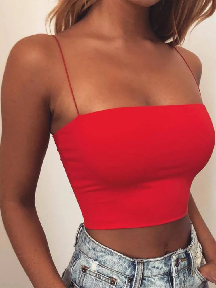 Damen Top Ärmellose Neckholder-Top Tank Top Shirt Trägertop Oberteil Blusen