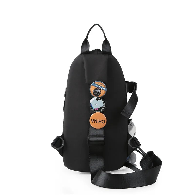 Herren Damen Brusttasche CROSSOVER BAUCHTASCHE HÜFTTASCHE UMHÄNGETASCHE BODYBAG