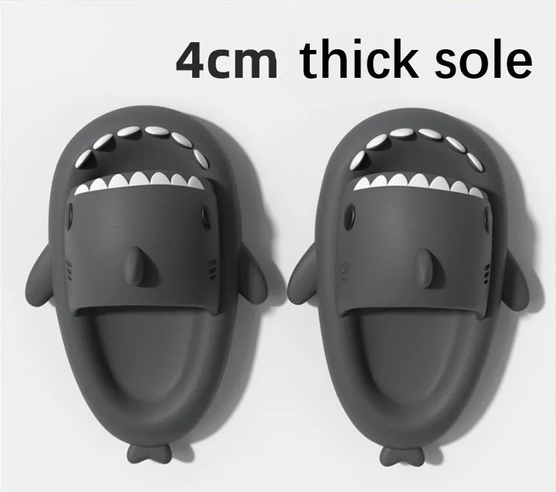 Shark Slippers Badelatschen Frauen Hausschuhe Anti-Rutsch Flip Flops Sandalen