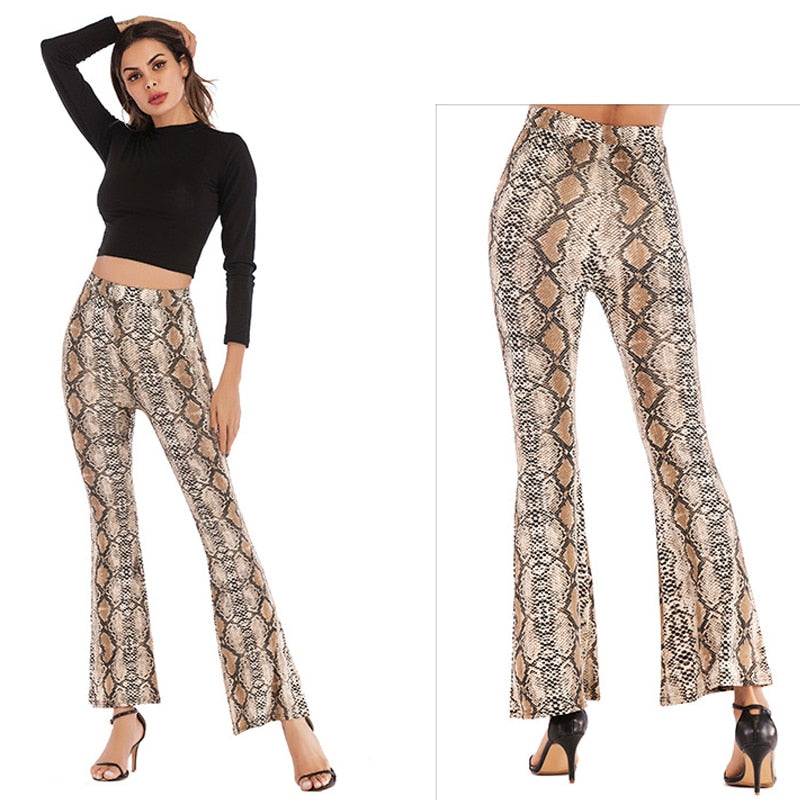 Damen Yoga Hose Bootcut Hüftjeans Schlaghose Hip Retro Flared Leggins