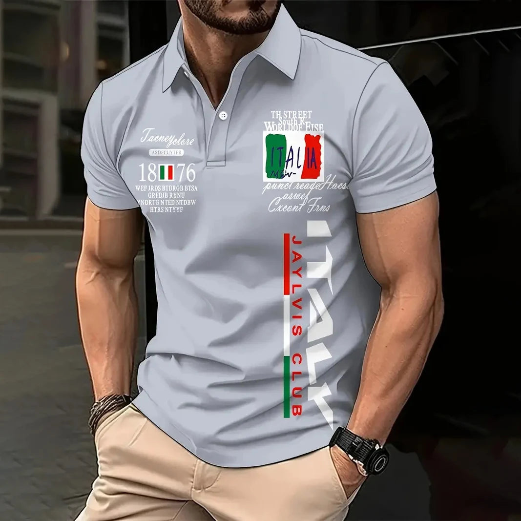 Herren Poloshirt POLO Shirt T-Shirt Kurzarm Zipper Hemd Fashion Polohemd NEU