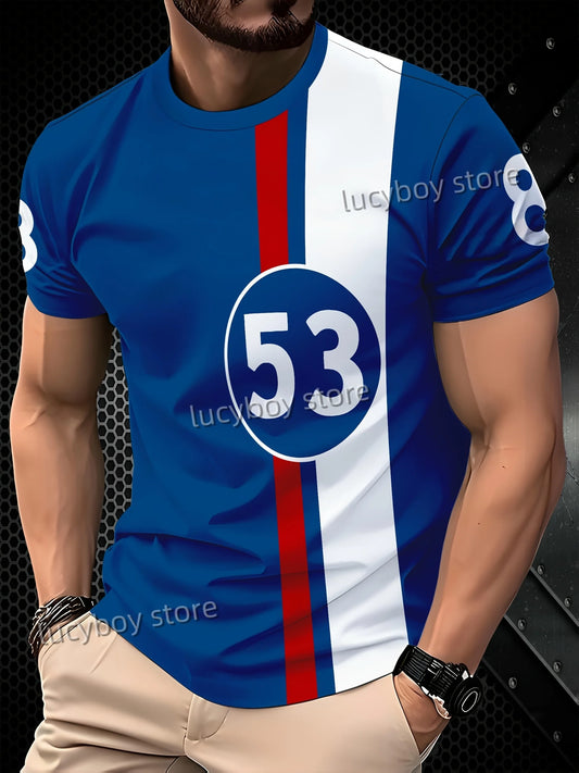 T-Shirt Uomo Manica Corta Corsa Maglietta Camicia Maglia Moto