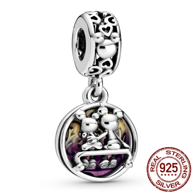 Charms Anhänger 925 Sterling Silber Charm Armband verschiedene Themen Damen Geschenk