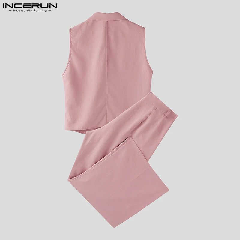 2 Tlg Set Männer Hose Weste Haremshosen Pumphosen Pluderhosen Hosenrock Herren