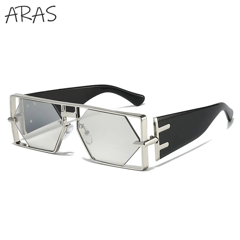 Designer Luxus Brille Sonnenbrille Damen Quadratische Übergröße Gläser Vintage