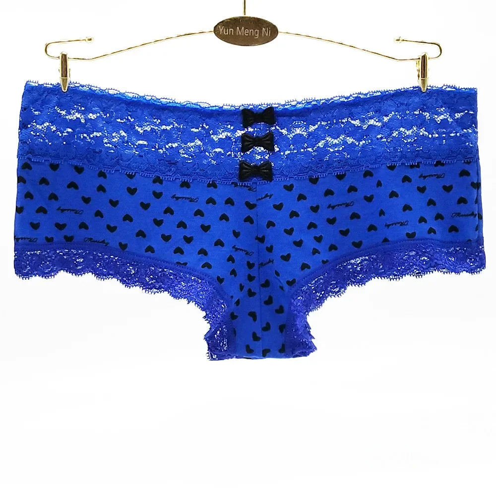 5Stk Frauen Spitze Tanga String Höschen Sexy Schlüpfer Slip Dessous Unterwäsche