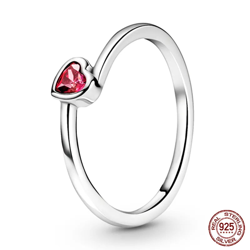 Massiv Sterling Silber 925 Ring filigran Fashion Damenring mit AAA Zirkonia