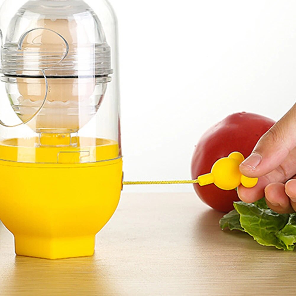 Eigelb-Shaker Gadget Goldene Eier Schneebesen Rührei Mixer Küchenzubehör