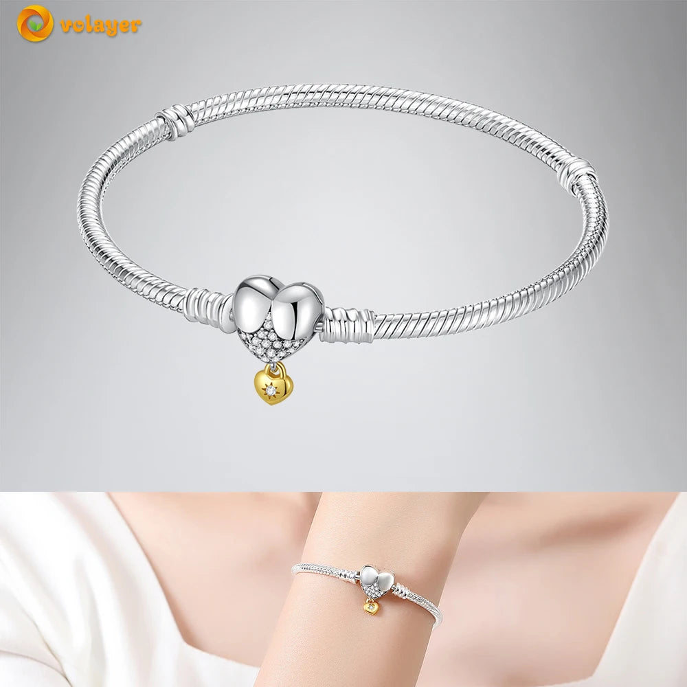 Bettelarmband Sammelarmband aus 925er Silber Sterlingsilber Charms Armband Damen