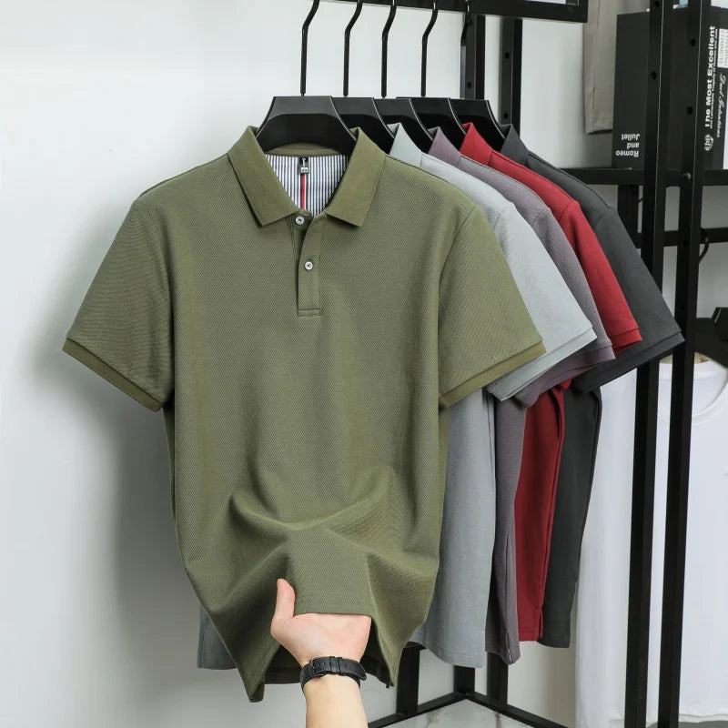 Herren Poloshirt POLO Shirt T-Shirt Kurzarm Zipper Hemd Fashion Polohemd Top NEU