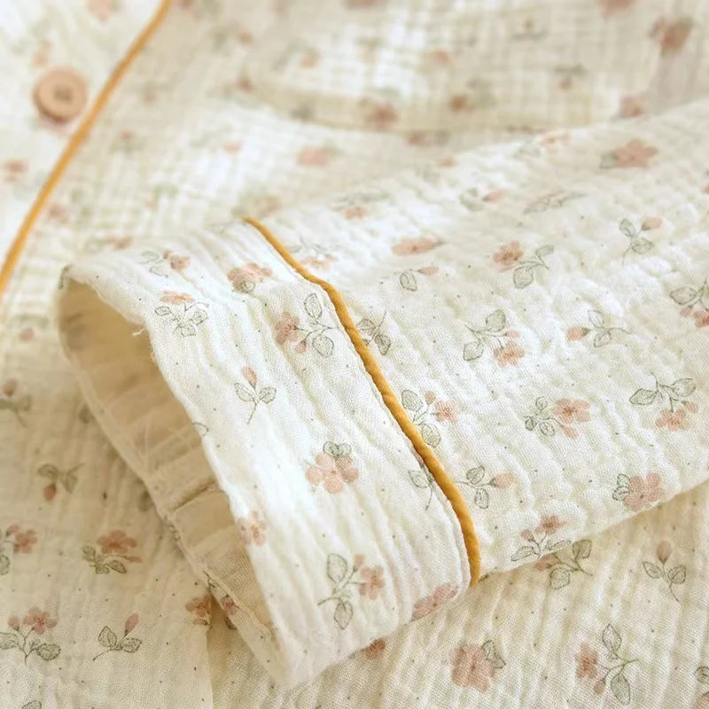 Pyjama für Damen Nachtwäsche Nachthemd Schlafanzug Zweiteiliger Hausanzug