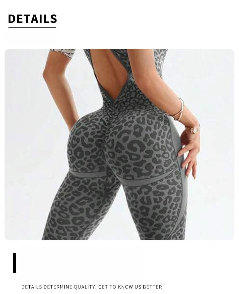 Damen Overall Bodycon Jumpsuit Streetwear Fitness-Strampler Leggins Yoga Hose