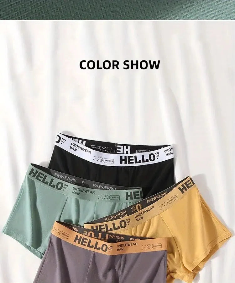 6 Pezzi Boxer Uomo Mutande Elasticizzato Slip Intimo vari colori Pantaloncino
