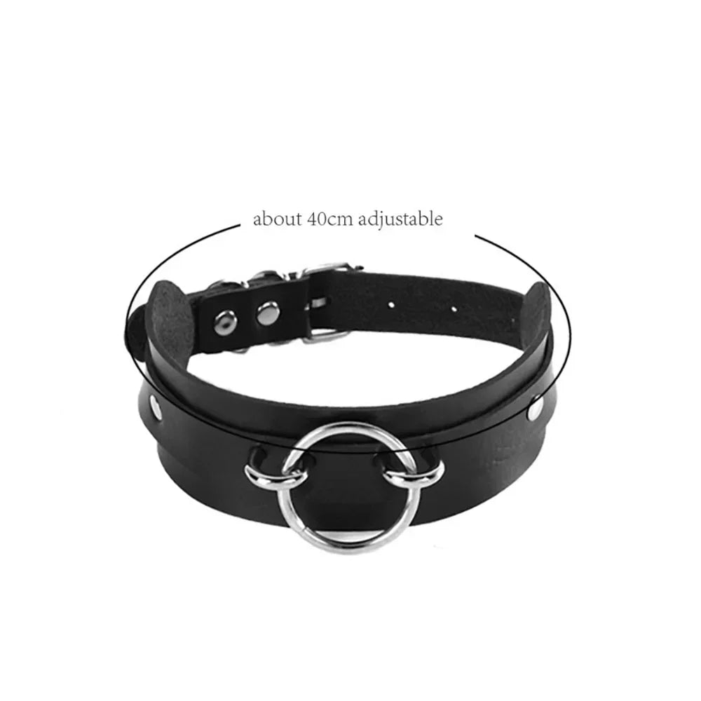 Sexy Halsband Harness Kette BH Gürtel  Punk Goth Frauen Bdsm Bondage Chocker