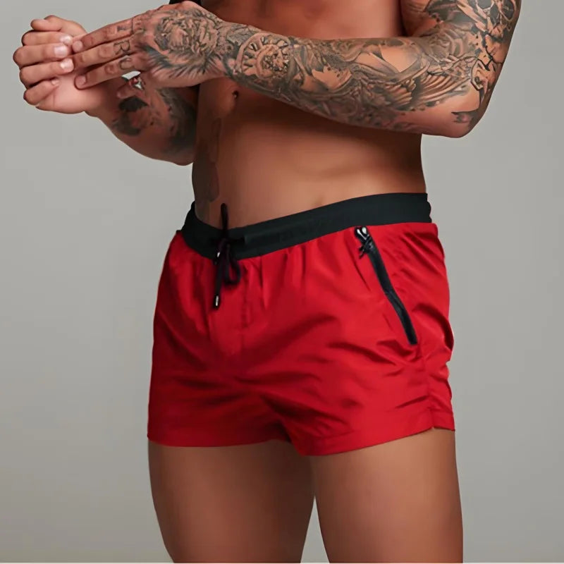 Herren Badehose Badeshort Kurze Hose Shorts Schwimmhose 100% Polyester NEU