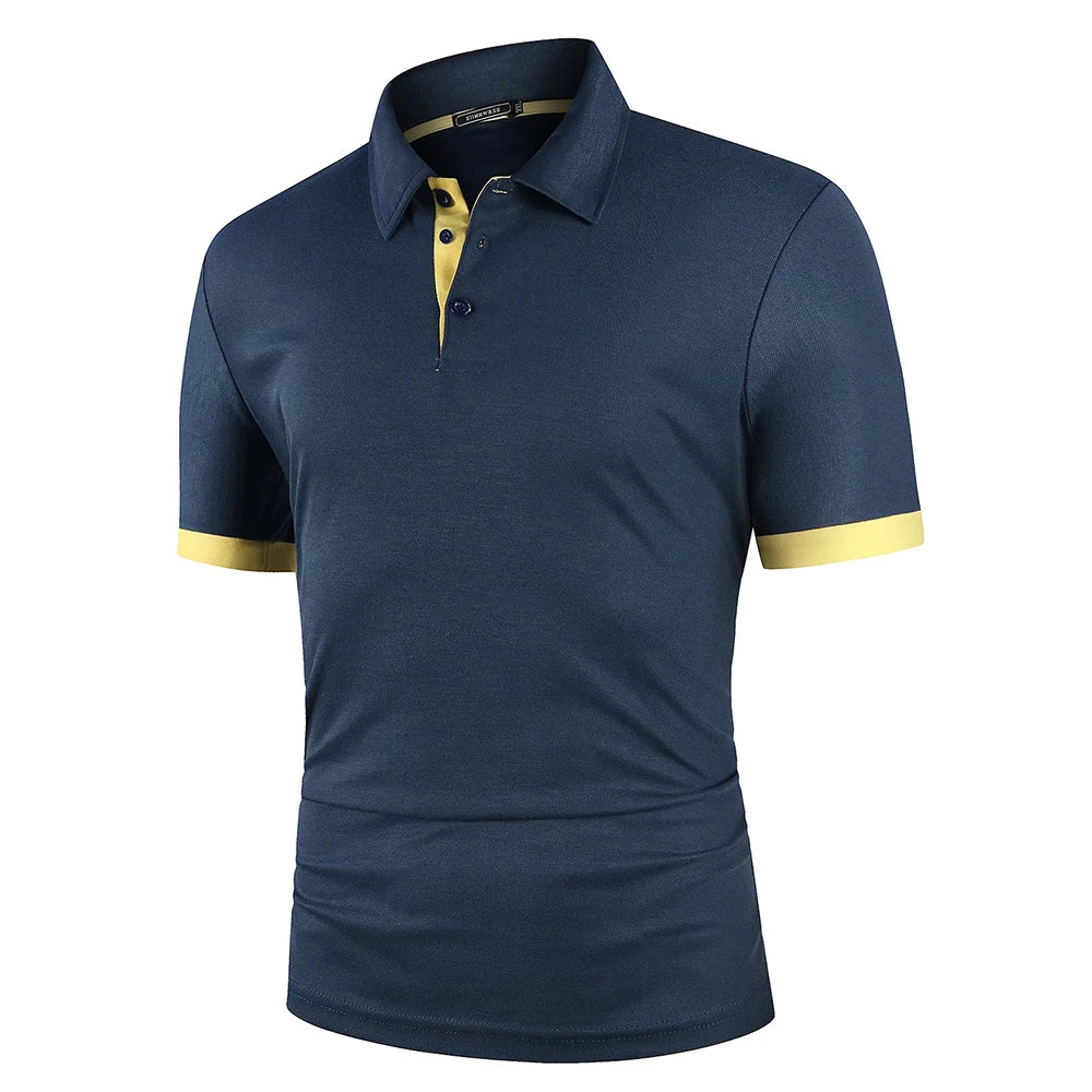 Herren Poloshirt POLO Shirt T-Shirt Kurzarm Zipper Hemd Fashion Polohemd Top NEU