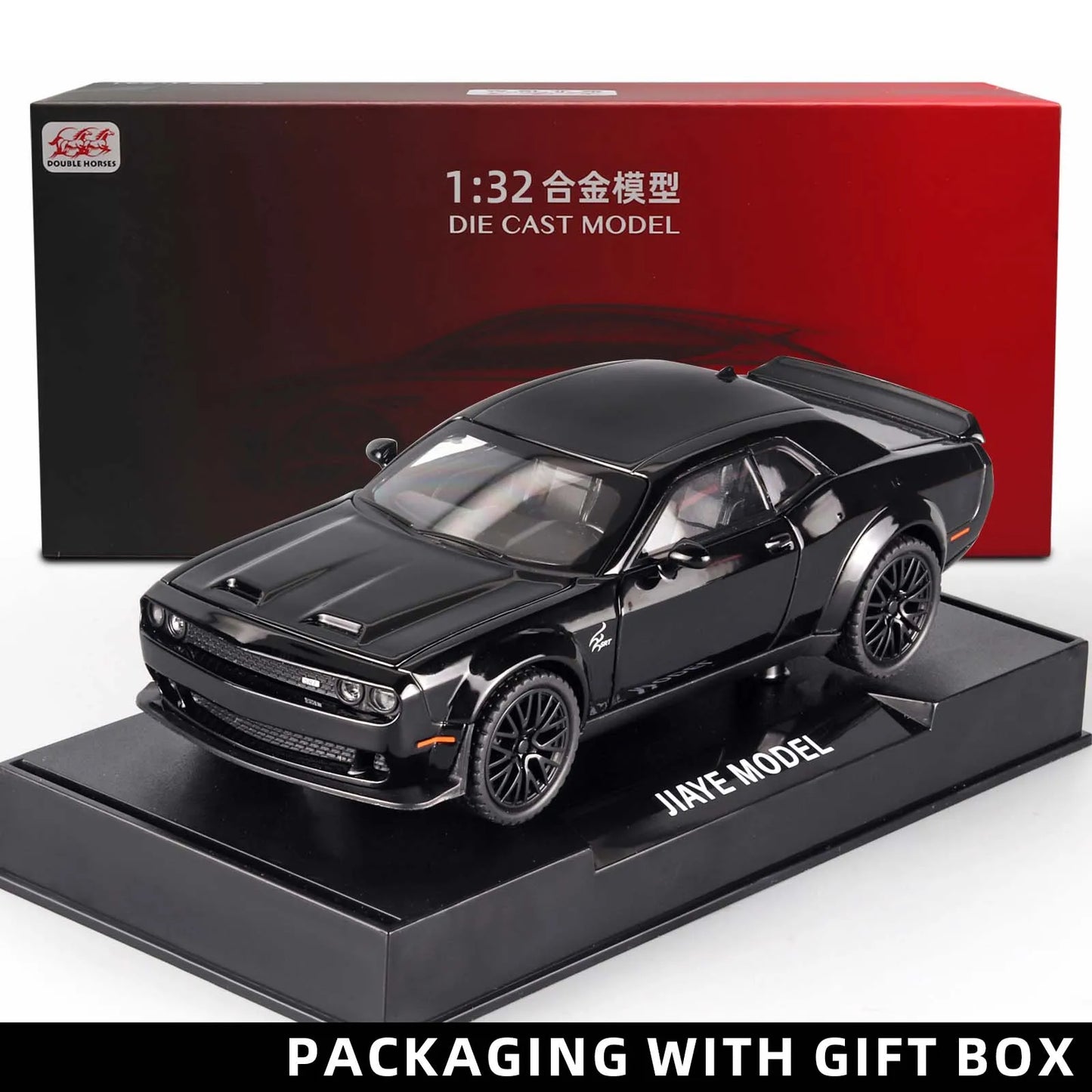 1:32 Modellauto Dodge Challenger Metall Spielzeug Kinder Automodell Geschenk