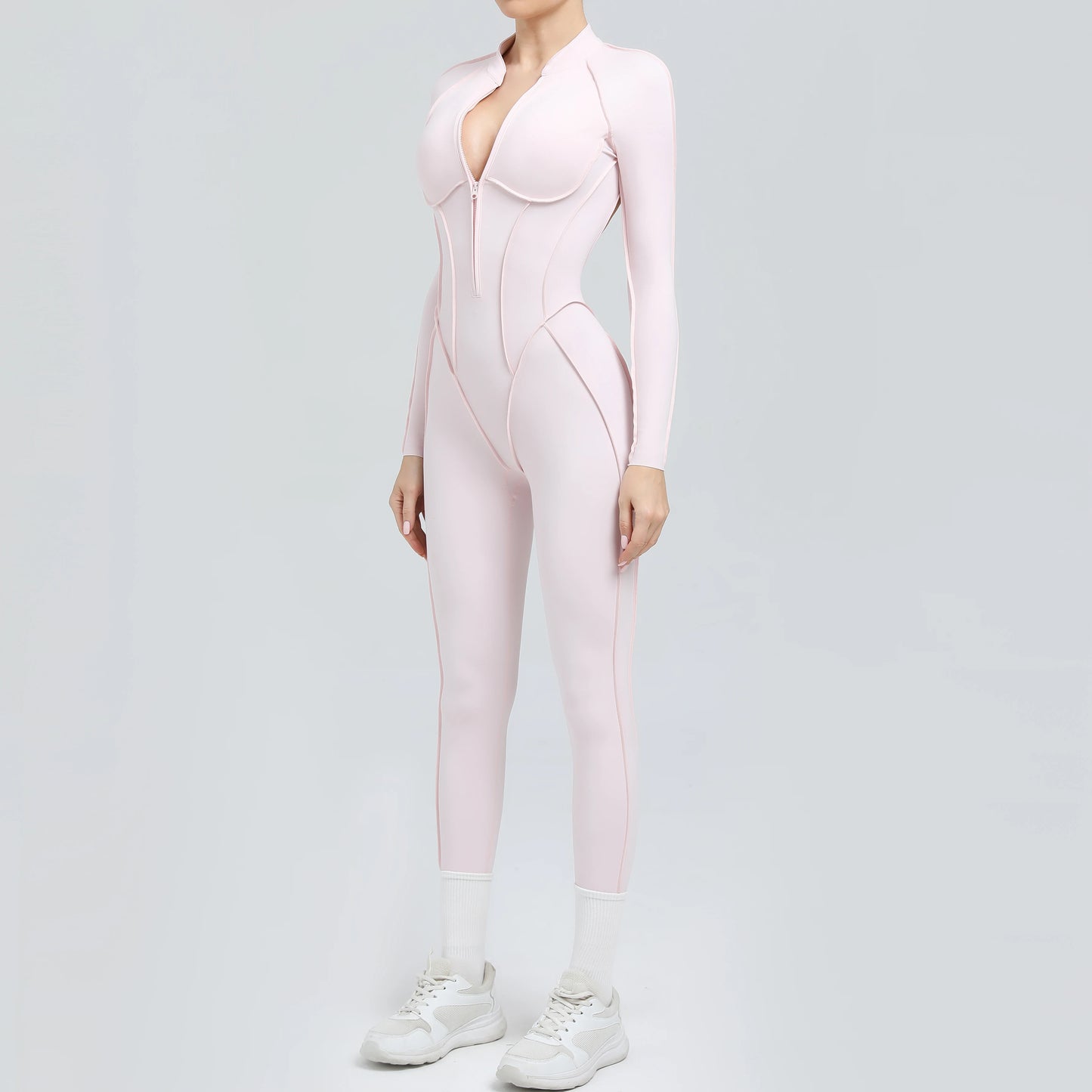 Yoga Fitness Overalls Jumpsuit Gym Stretch Leggings Jogging Anzug Top Push Up