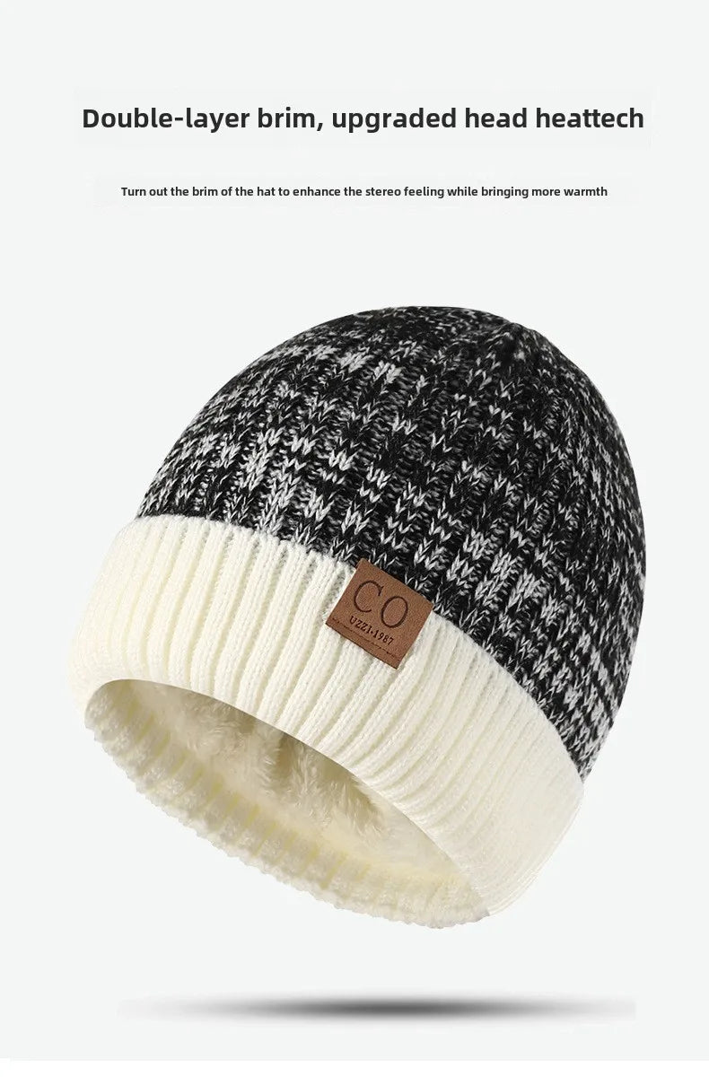 Warme Herren Damen Wintermütze Woll Mütze Fashion Strickmütze Kappe Hut Unisex