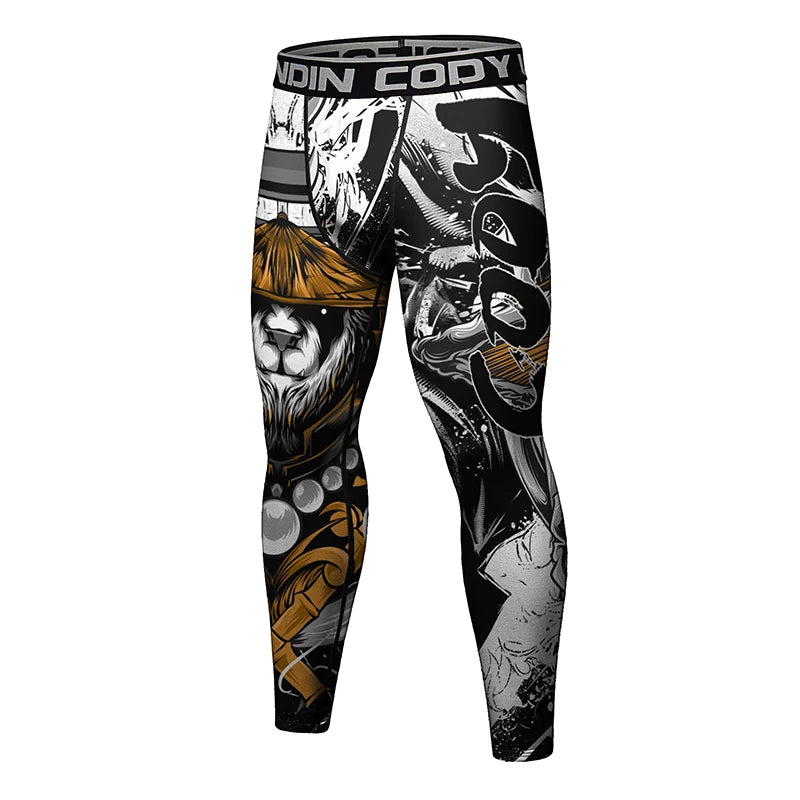 Herren Leggings Sporthose Jogginghose Trainingshose Lauf Hose Kompressionshose