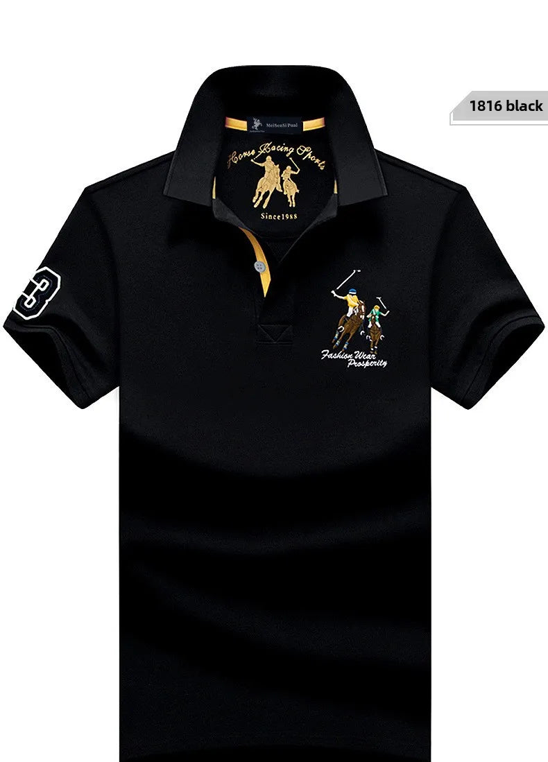 Herren Poloshirt POLO Shirt T-Shirt Kurzarm Hemd Polohemd Fashion Top