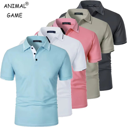 Herren Poloshirt POLO Shirt T-Shirt Kurzarm Zipper Hemd Fashion Polohemd NEU