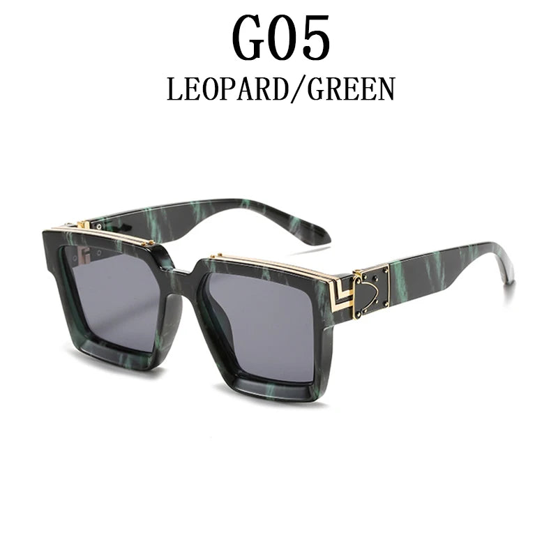 Damen Sonnenbrille Luxus Modische Herren Brille Vintage Pilotenbrille UV400
