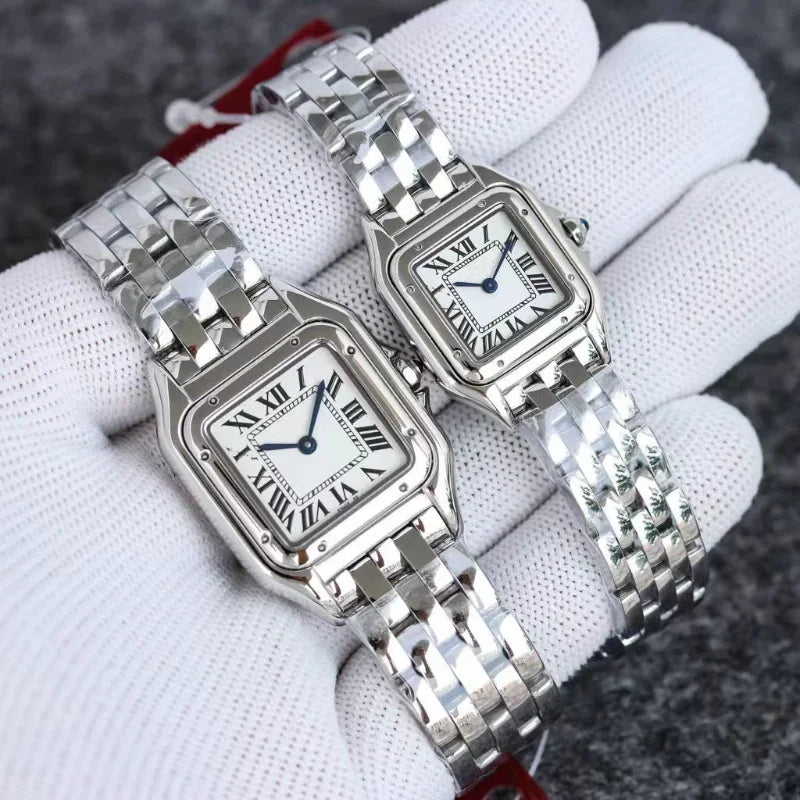 Damen Armbanduhr Quarzuhr Luxus Quartz Armband Uhr Chronograph Business Damenuhr