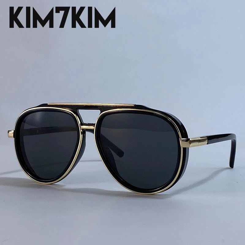 Damen Sonnenbrille Luxus Modische Herren Brille Vintage Pilotenbrille UV400