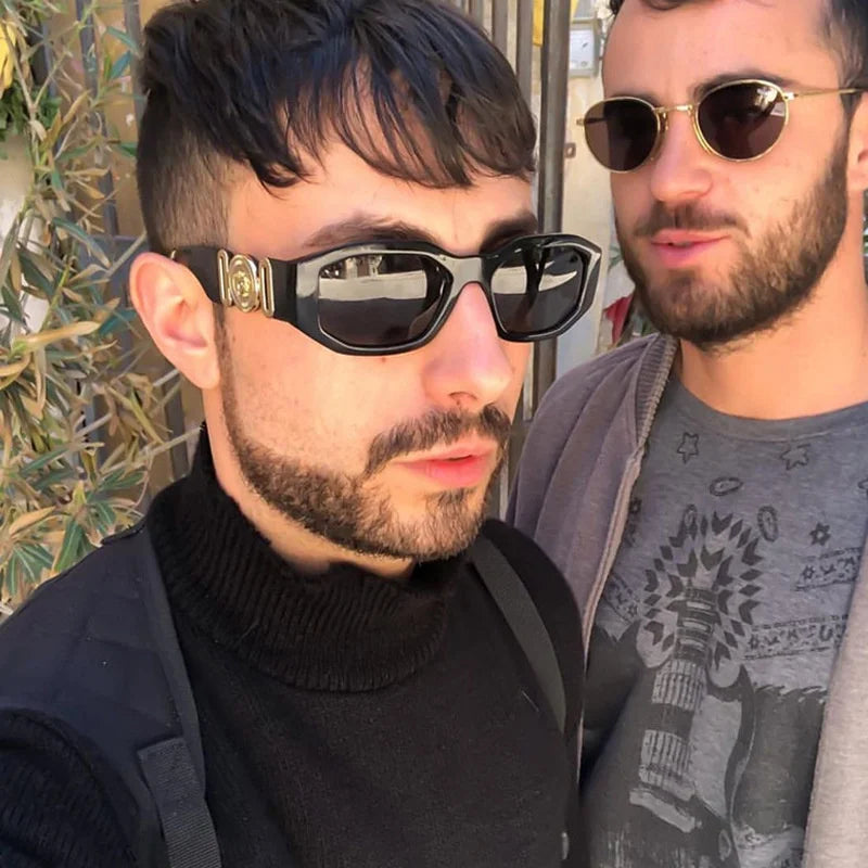 Fashion Sonnenbrille Luxus Damen quadratische Herren Brille Vintage UV400