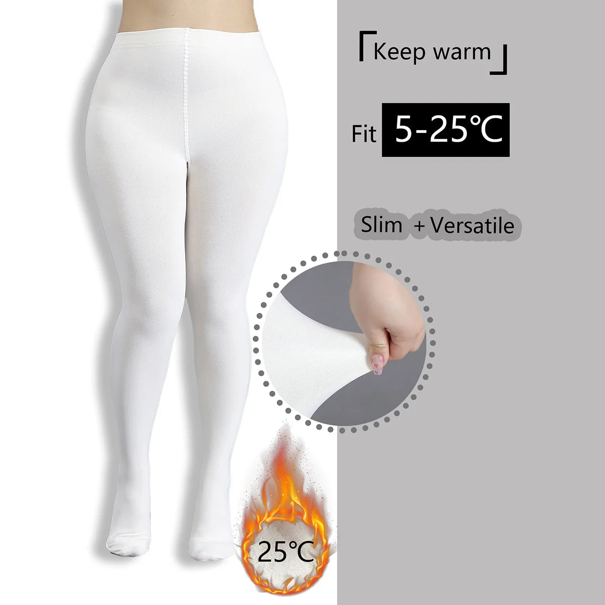 Ein Paar Damen vlies sowie eine große, warm gezogene Woll strumpfhose