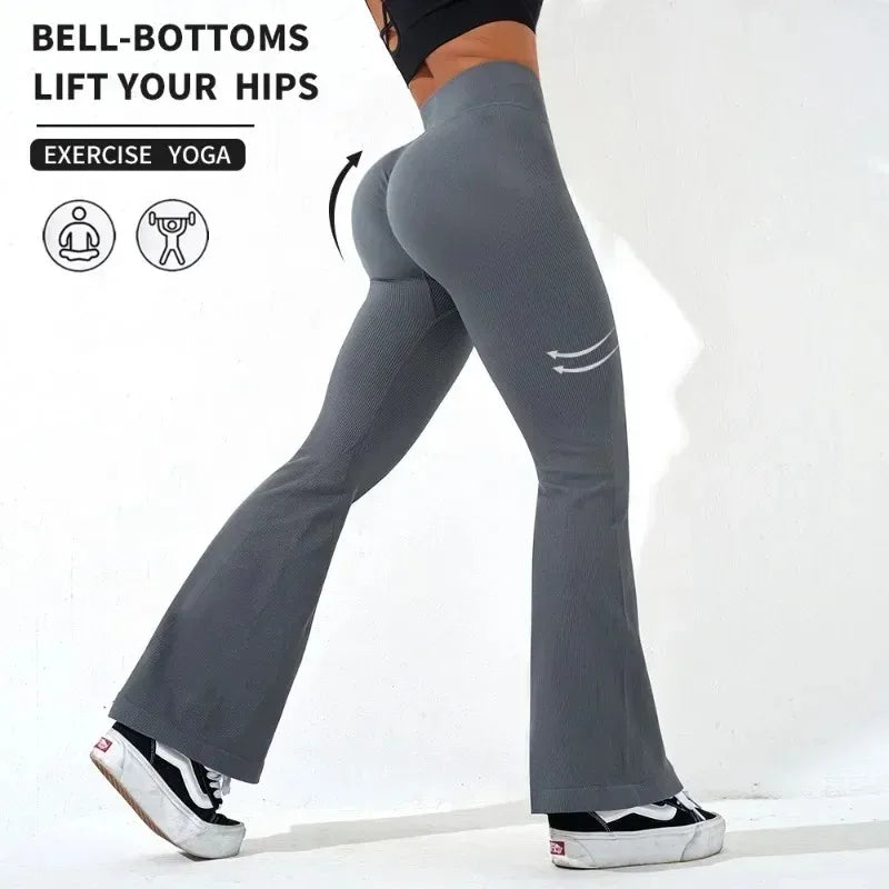 Sexy Schlank Ausgestelltes Hosen Kreuz Taille Legging Frauen Nahtlose Gym Laufen Radfahren Stricken Yoga Stretch Butt Lift Hohe Taille Hosen