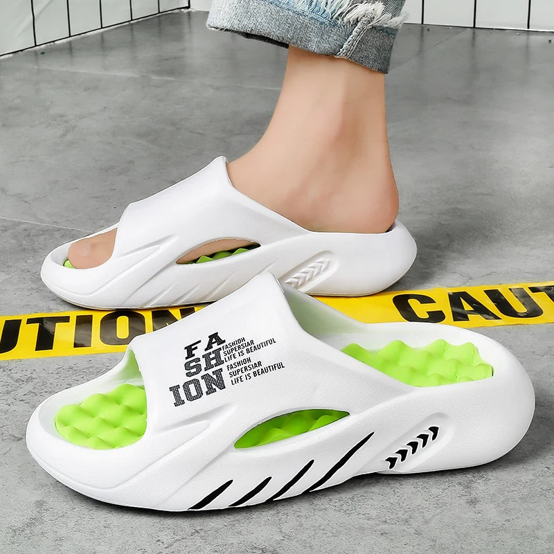 Badelatschen Hausschuhe Flip Flops Frauen Herren Sandalen Weiche Sohle Größe 47