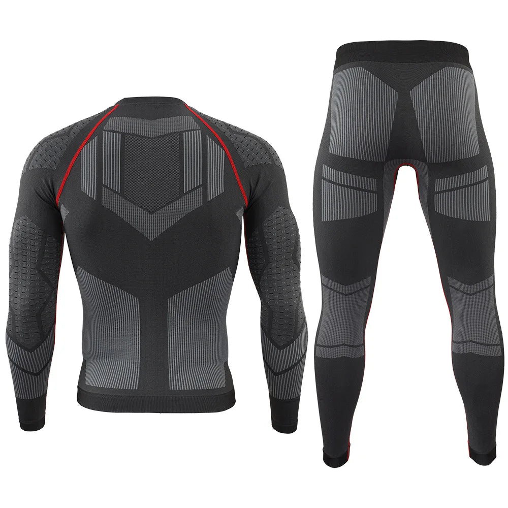 Herren Leggings Sporthose Set Kompressionsshirt Laufshirt Hose Kompressionshose