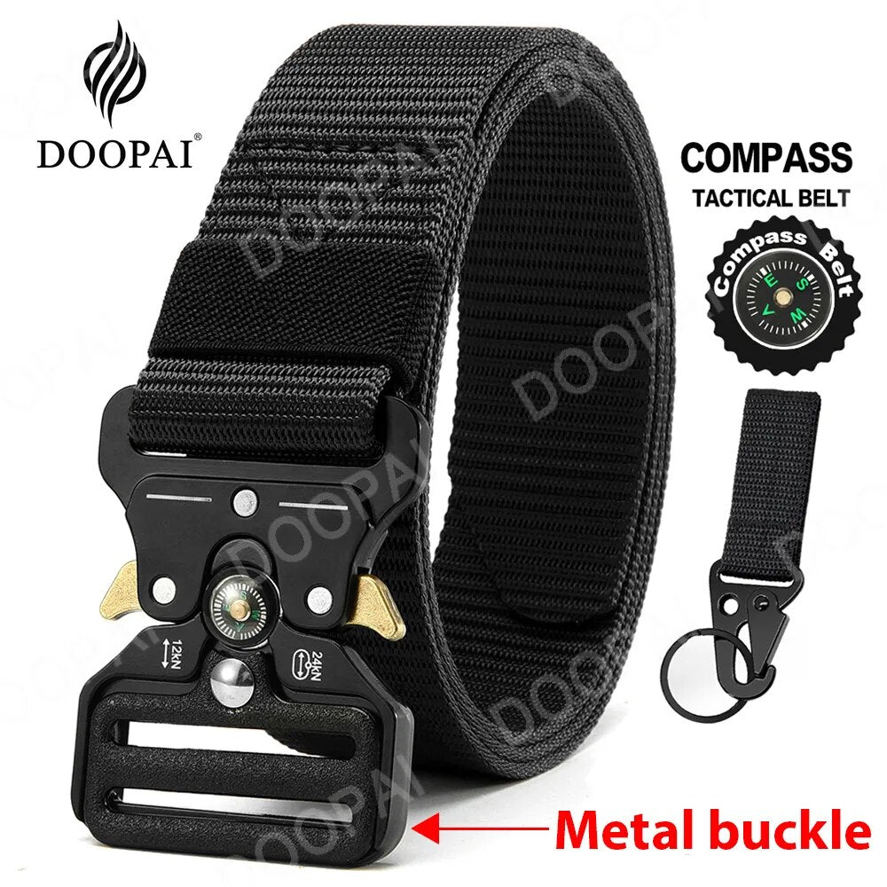 Herren Gürtel Armee Militär Military Belt Nylon Taktische Schnalle