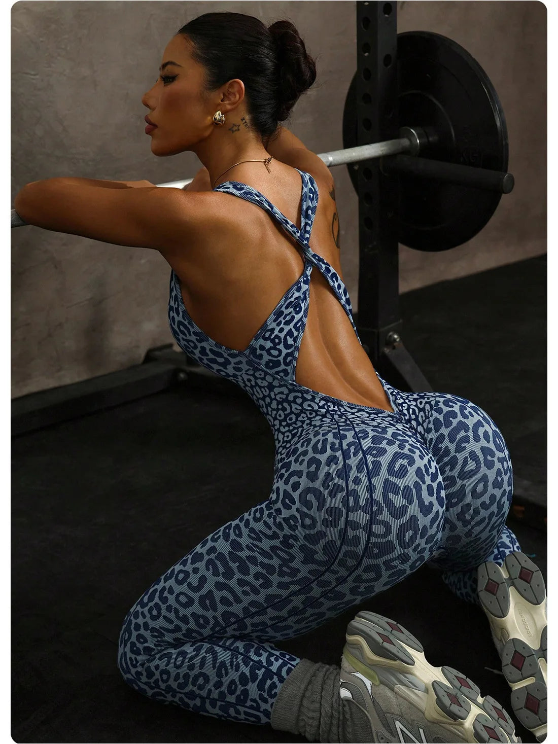 Damen Overall Bodycon Jumpsuit Streetwear Fitness-Strampler Leggins Yoga Hose
