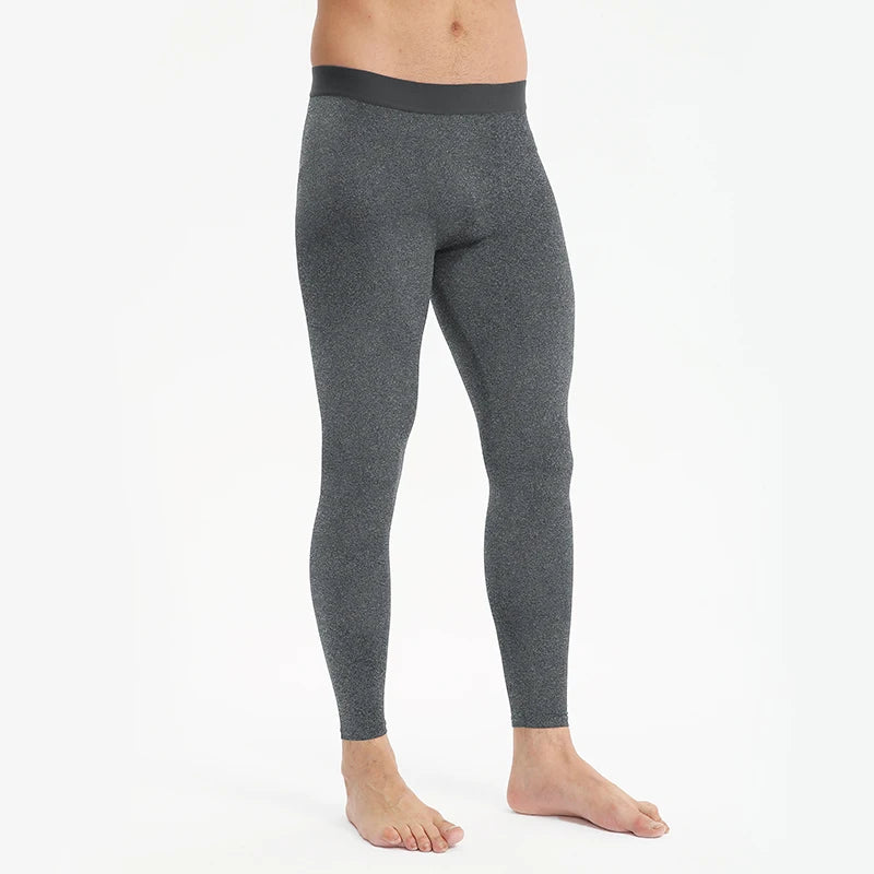Pantaloni a Compressione da Uomo Leggings Calcio Corsa Palestra Leggins Calza