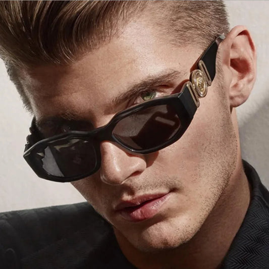 Fashion Sonnenbrille Luxus Damen quadratische Herren Brille Vintage UV400