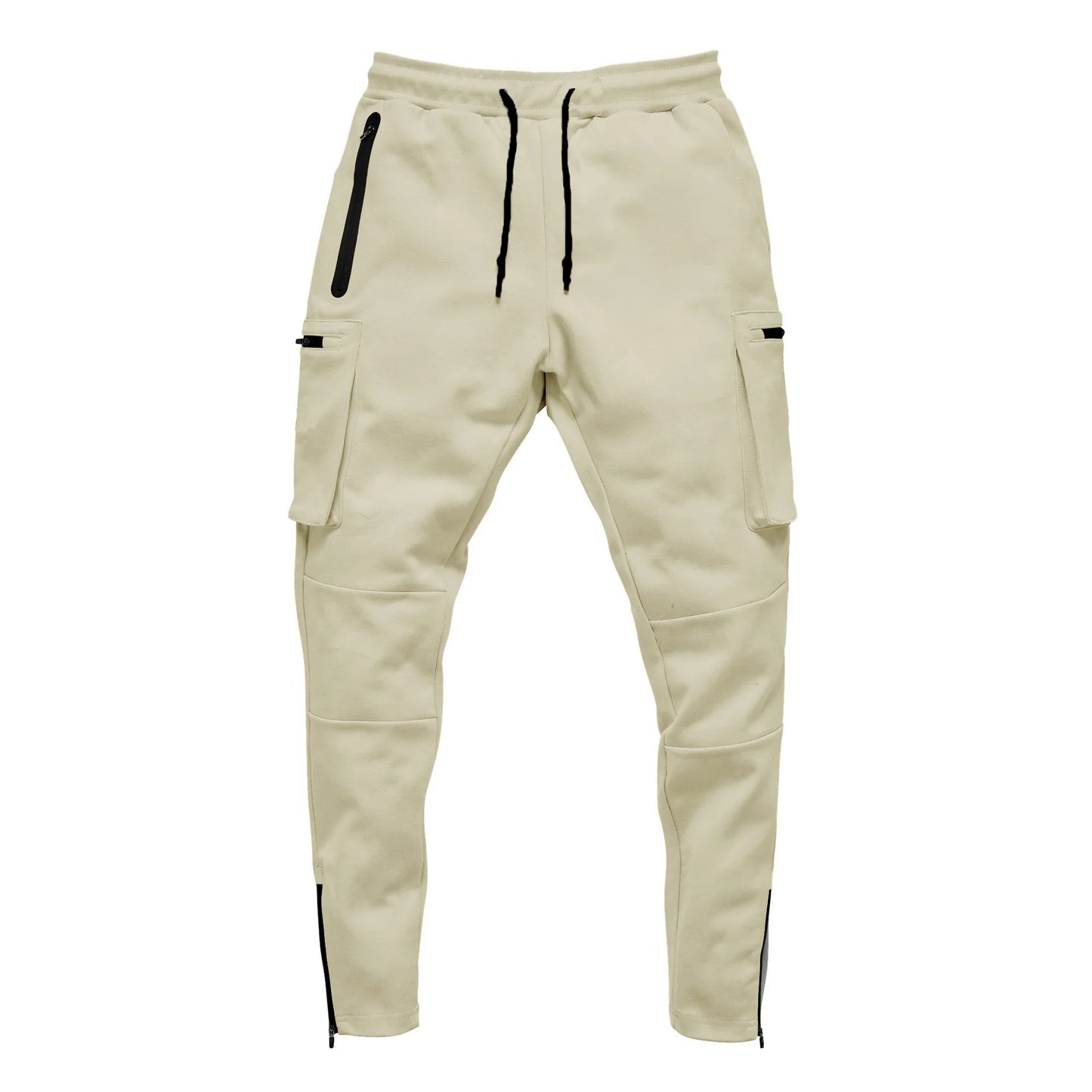 Herren Sporthose Jogger Jogginghose Sweatpants Trainingshose Cargo Hose mit Zip